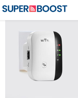 SuperBoost Wifi Booster Repeater Extender - Best Deal - Limited Stock