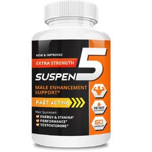 Suspen 5 Male Enhancement Pills - Testosterone Boost - Limited Stock